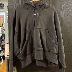 Brown Nike Hooded sweatshirt